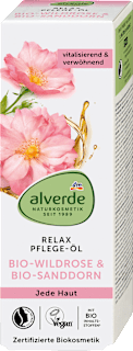 tělový olej Relax bio šípková růže & rakytník alverde NATURKOSMETIK