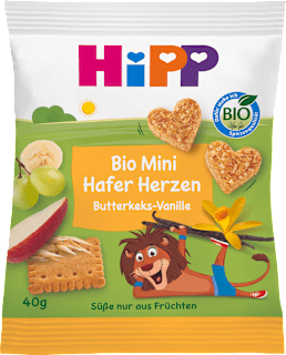 Bio mini zab szívek, 3 éves kortól HiPP