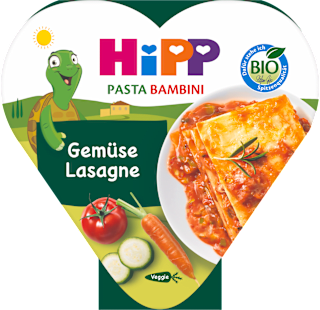Bio zöldséges lasagna, 1 éves kortól HiPP