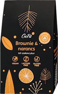 Gluténmentes szaloncukor, Brownie és narancs íz GoFit