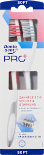 Zahnbürste PRO+ Zahnfleischschutz & Stärkung weich Dontodent PRO+