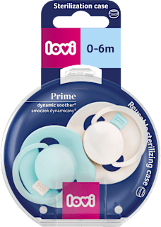 dudlík silikonový dynamický Prime Lagoon/Mint Cream 0-6m LOVI