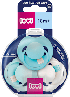 dudlík silikonový dynamický Prime 18m+ Aqua Green LOVI