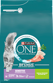 Trockenfutter Katze sensitive mit Truthahn & Reis, Adult PURINA ONE