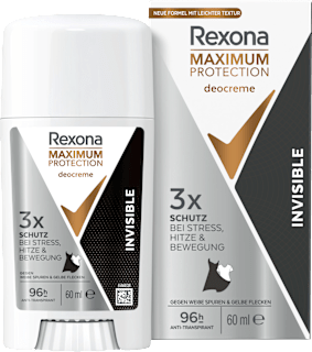 Antitranspirant Deocreme Maximum Protection Invisible Rexona