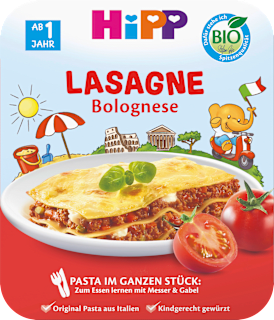 Kinderteller Lasagne Bolognese ab 1 Jahr HiPP