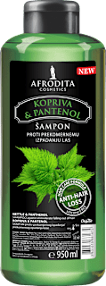 Šampon protiv prekomjernog ispadanja kose – Kopriva & Pantenol AFRODITA