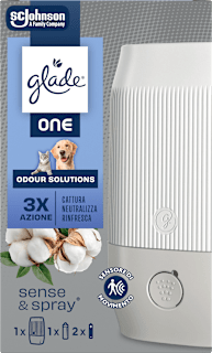 Base profumatore sense&spray ODOUR SOLUTION glade