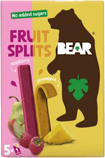 ovocné tyčinky Malina a ananas 5x20 g Bear