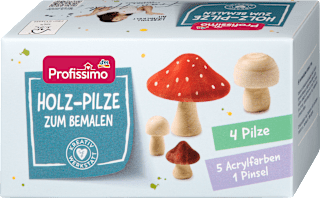 Holz-Pilze zum Bemalen Profissimo