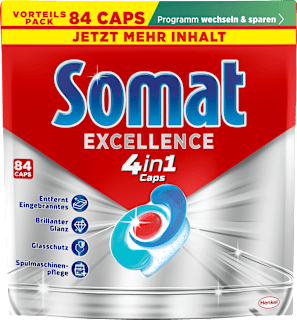 Spülmaschinen-Caps Excellence 4in1 Vorteilspack Somat
