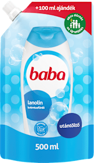 Tusfürdő utántöltő lanolin baba