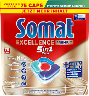 Spülmaschinen-Caps Excellence Premium 5in1 Somat