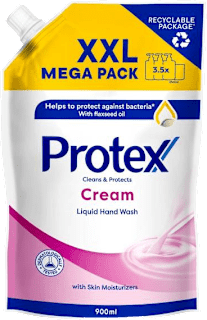 tekuté mýdlo Cream, náhradní náplň Protex
