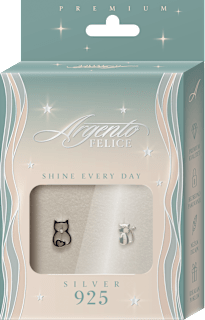 FELICE minđuše mace Argento FELICE