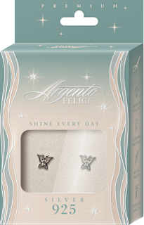 FELICE minđuše leptirići Argento FELICE