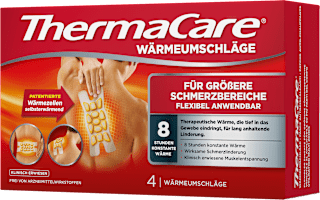Thermacare Wärmeumschläge für größere Schmerzbereiche, Flexibel Anwendbar ThermaCare