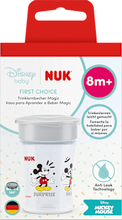 Trinklernbecher First Choice Magic Disney grau, ab 8. Monat, 230 ml NUK