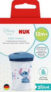 Trinkhalmbecher First Choice Disney blau, ab 8. Monat, 230 ml NUK