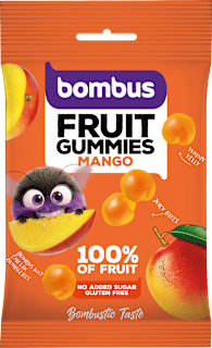Ovocné kúsky Fruit Energy Mango Gummies bombus