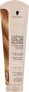 Цветен гланц за коса Caring Color Gloss, карамел Schwarzkopf GLOSS SUPREME