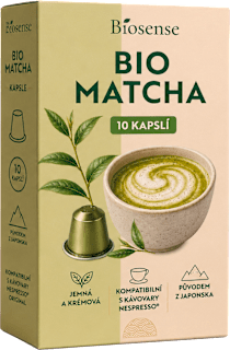 matcha Nespresso kapsle Biosense