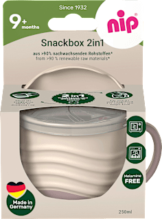 Snackbox 2in1 rosa/beige Nip
