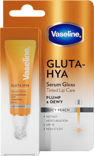 GLUTA-HYA PLUM&DEWY serum-sjaj za usne - Juicy Peach Vaseline