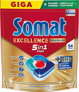 Geschirrspül-Tabs Excellence Premium 5in1 Giga-Pack Somat