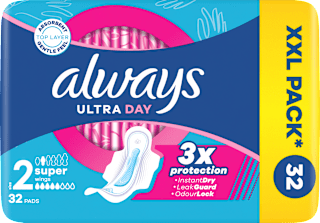 Превръзки Ultra Day с крилца, размер 2 always
