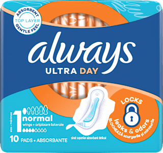 Превръзки Ultra Day с крилца, размер 1 always