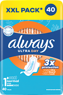 Превръзки Ultra Day с крилца, размер 1 always