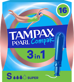Тампони с апликатор Pearl Compak Super Tampax