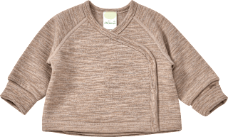 Wickeljacke aus Wolle, beige, Gr. 62/68
 ALANA