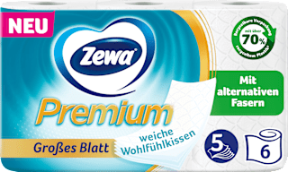 Toilettenpapier Premium 5-lagig (6x110 Blatt) Zewa