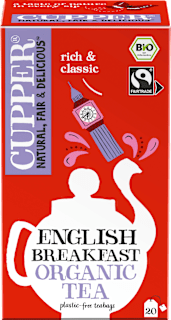 Schwarzer Tee "English Breakfast" (20 Beutel) Cupper