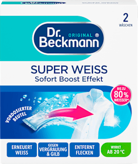 Wäsche Weiß super im Beutel Dr. Beckmann