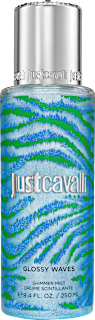 Meglica za telo z bleščicami Glossy Waves roberto cavalli