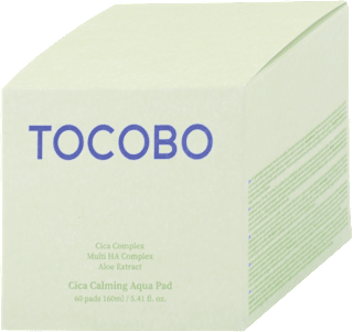 Upokojujúce pleťové tampóny Cica Calming Aqua Pad TOCOBO