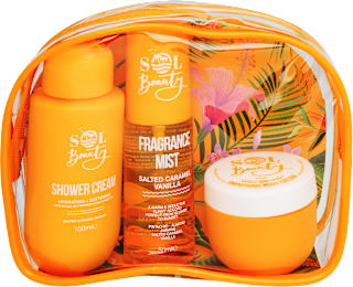 Tusfürdő, testápoló és testpermet ajándékcsomag szett SOL Beauty