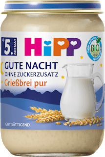 Abendbrei Gute Nacht Grieß nach dem 5. Monat HiPP