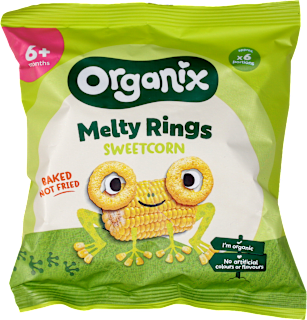 Organski Flips prsten od slatkog kukuruza, 6m+ Organix