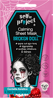 Tuchmaske Calming Broken Doll Selfie Project
