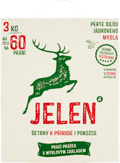 prací prášek s mýdlovým základem JELEN