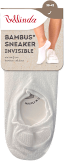 unisex ponožky Bambus Sneaker Invisible, 39-42 bílé Bellinda