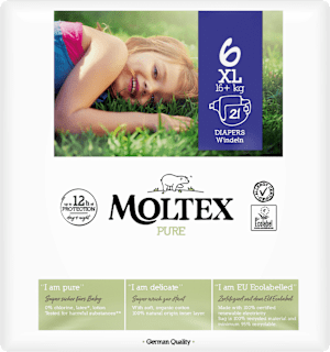 Windeln Pure & Nature Gr. 6 XL (16+ kg) Moltex