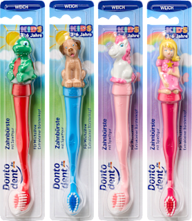 Zahnbürste Kinder Spielfigur Dontodent