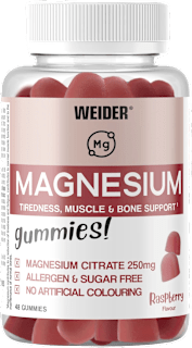 Gumeni bomboni s magnezijem – malina WEIDER