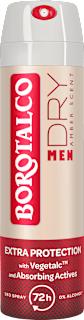 Antitranspirant Deospray Absolute Extra Dry Amber Scent Borotalco