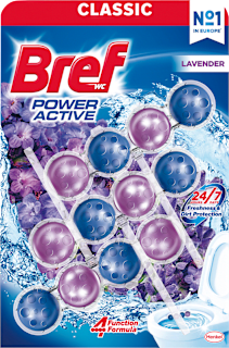 Zawieszka do WC Power Aktiv, lawenda Bref